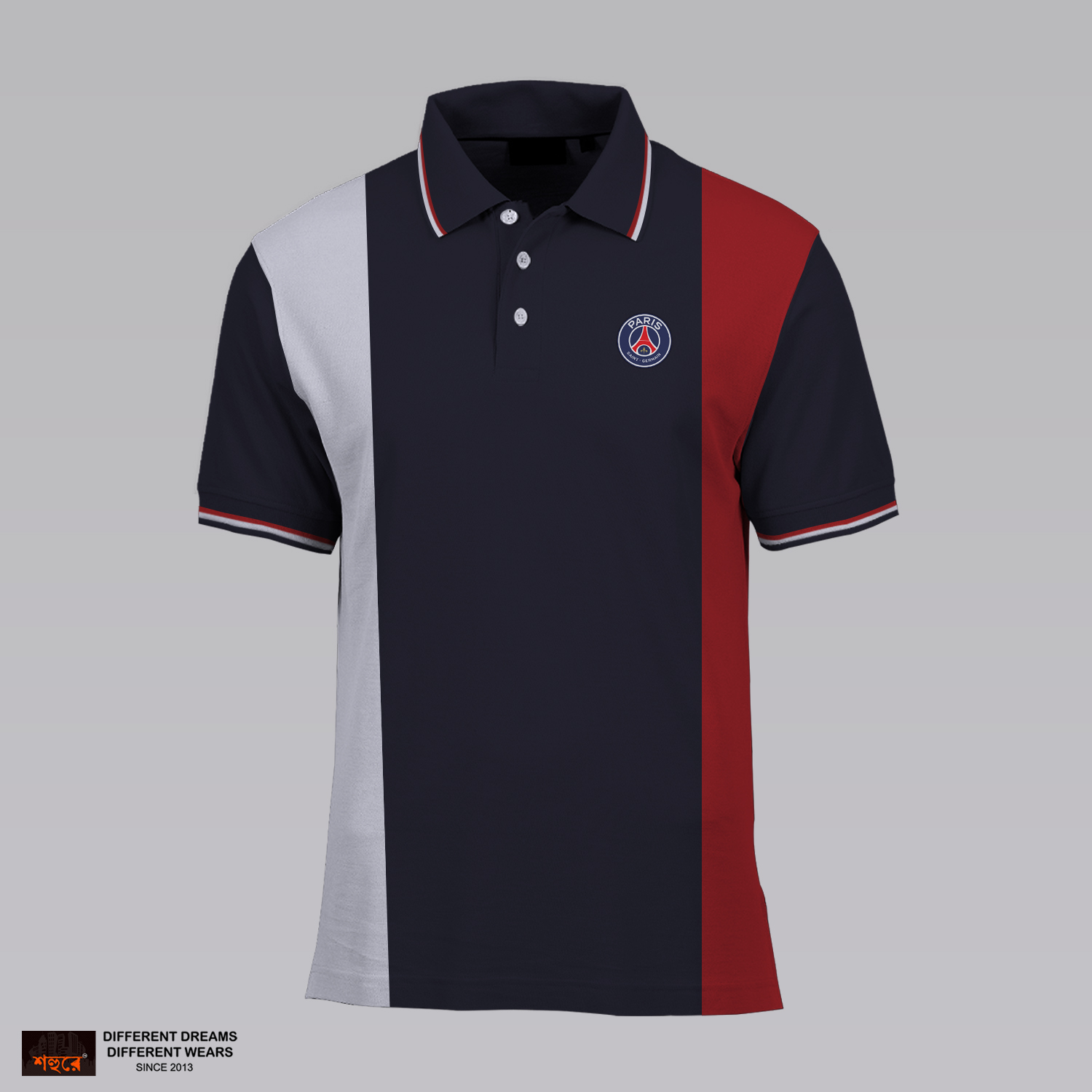 Picture of Paris Saint-Germain F.C. Short Sleeve Polo Tshirt