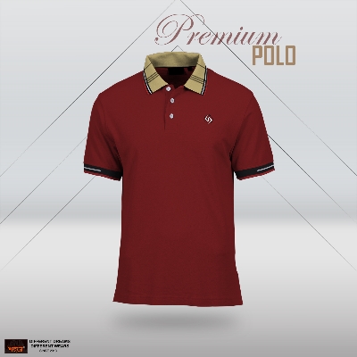 Picture of Shohure Red Color Lycra Pk Short Sleeve Polo Tshirt