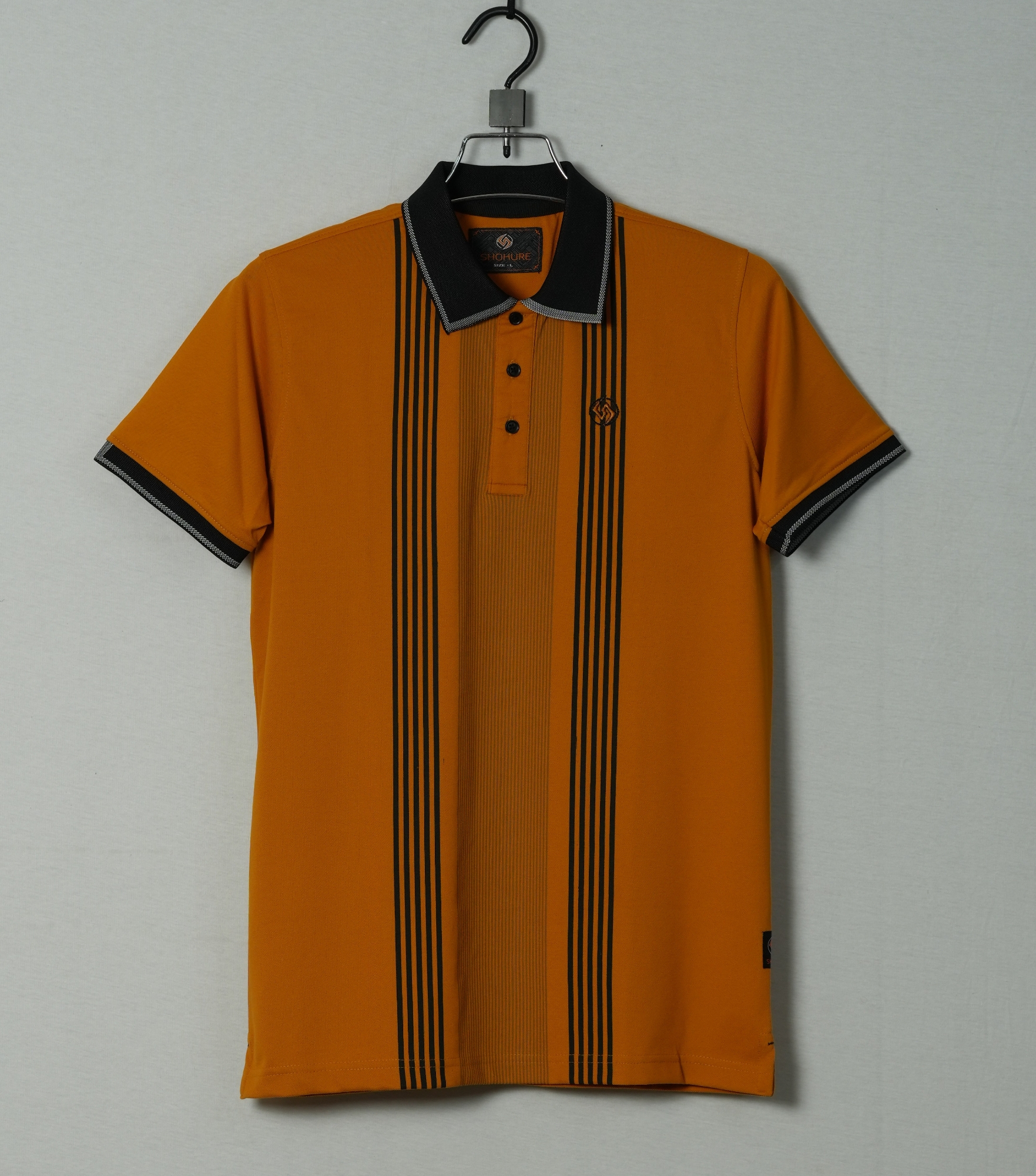 Picture of Shohure Yellow Color Lycra Pk Short Sleeve Polo Tshirt