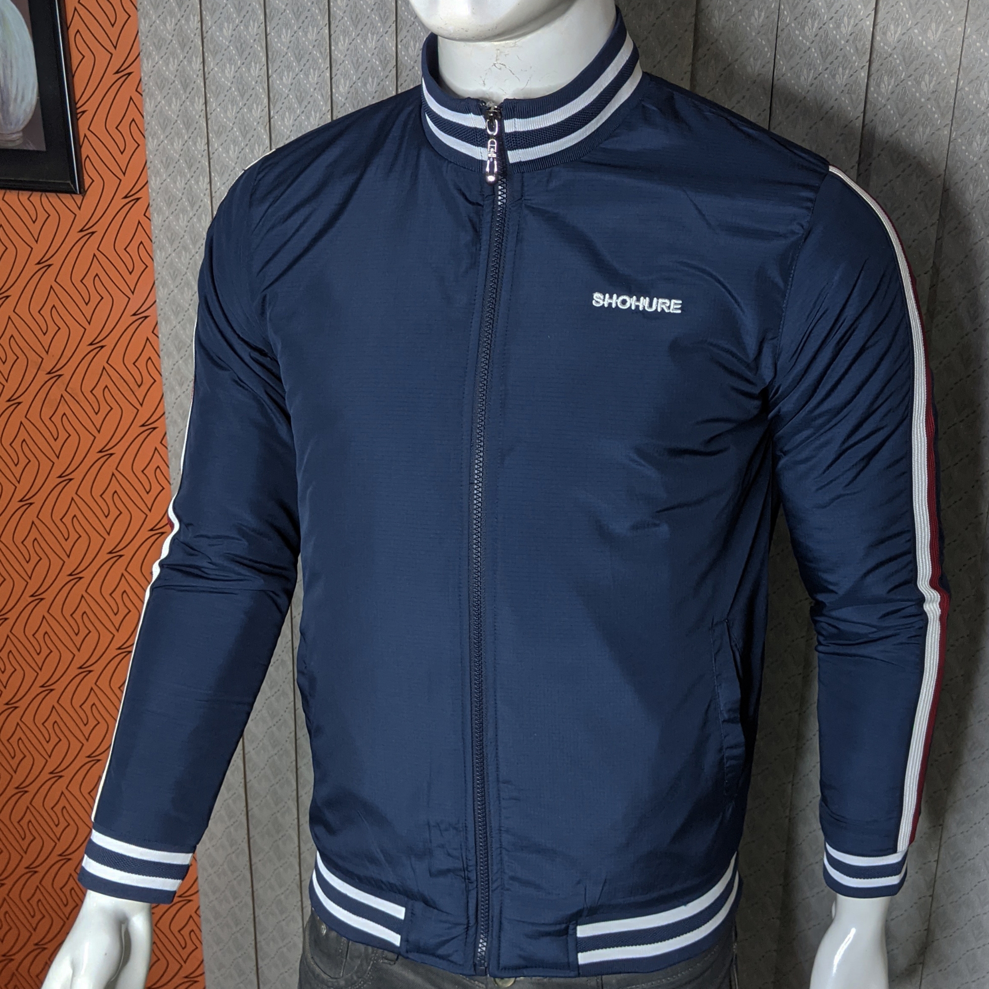 Picture of Navy Blue Double part air proof jacket