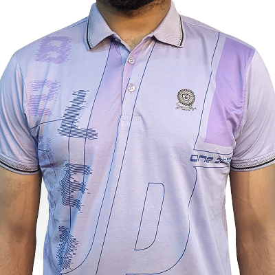 Picture of Shohure Sky Blue Color China Imported Mercerised Fabric Polo Tshirt