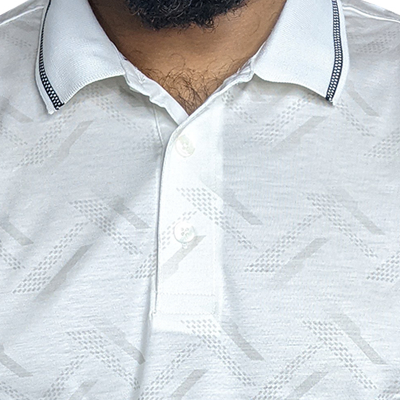 Picture of Shohure White Color China Imported Mercerised Fabric Polo Tshirt