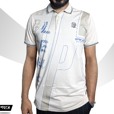 Picture of Shohure Off-White Color China Imported Mercerised Fabric Polo Tshirt