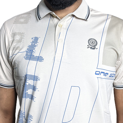 Picture of Shohure Off-White Color China Imported Mercerised Fabric Polo Tshirt
