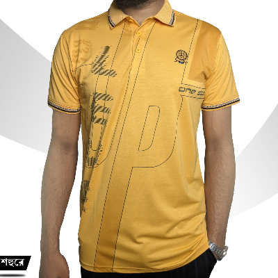 Picture of Shohure Yellow Color China Imported Mercerised Fabric Polo Tshirt