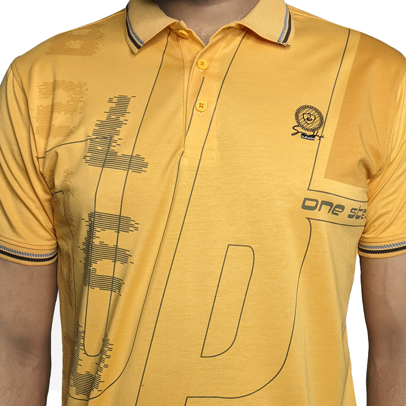 Picture of Shohure Yellow Color China Imported Mercerised Fabric Polo Tshirt