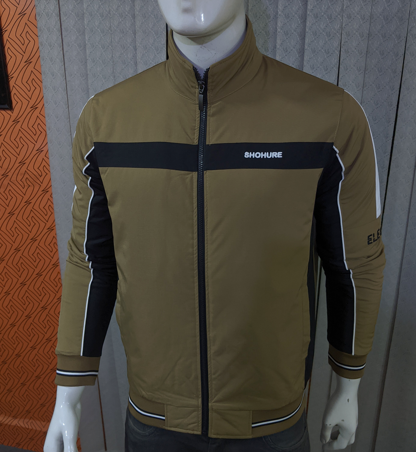 Picture of Golden Color Double part air proof jacket