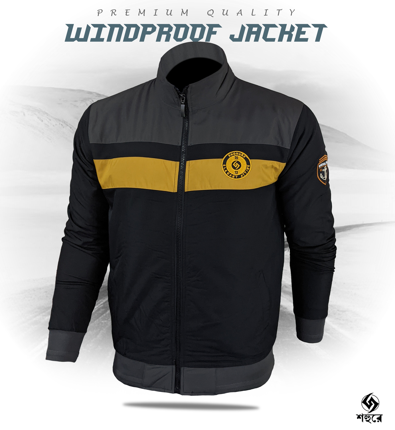 Picture of Multicolor Double part air proof jacket