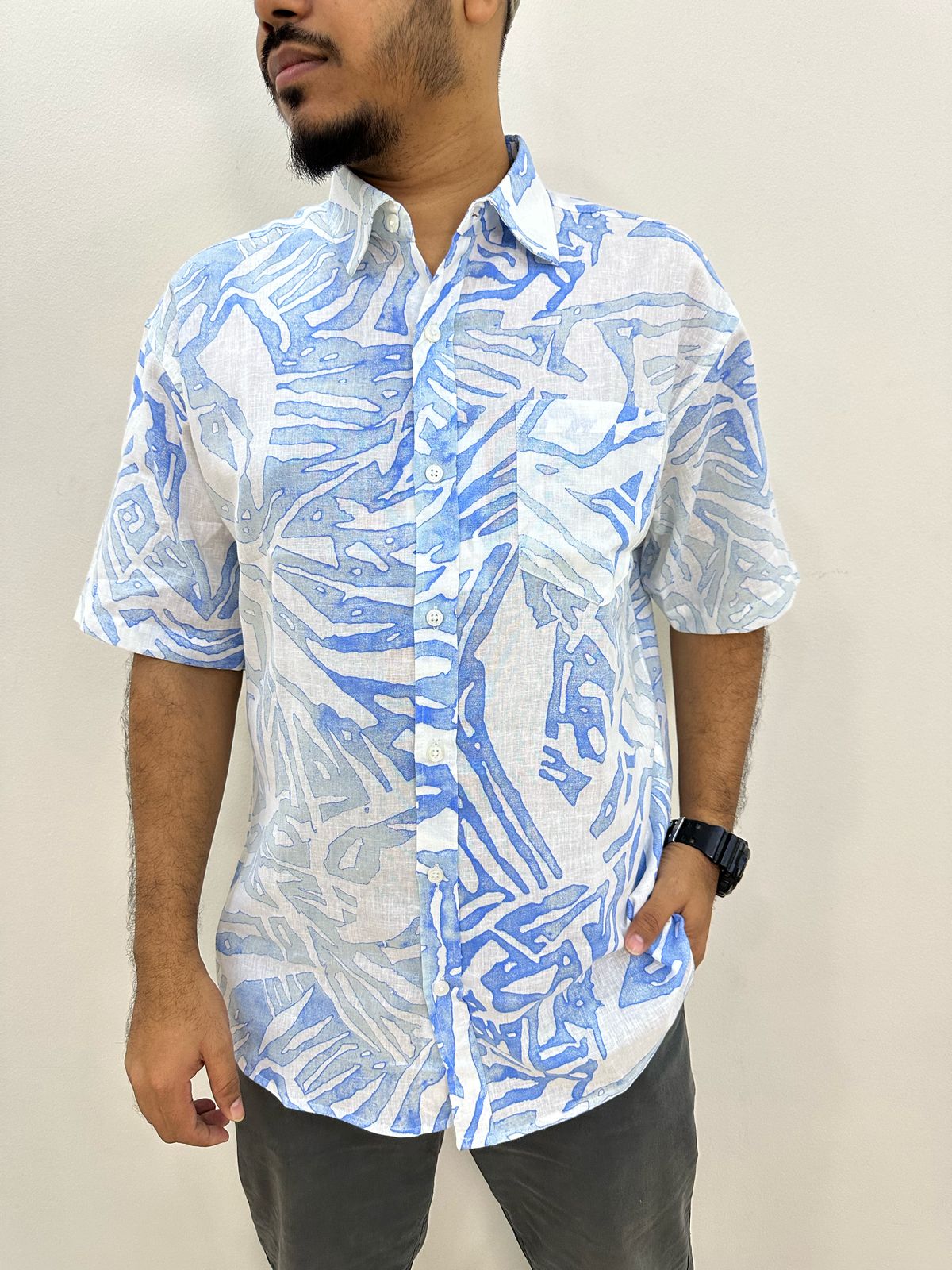 Picture of Shohure Cotton Half Sleeve Shirt