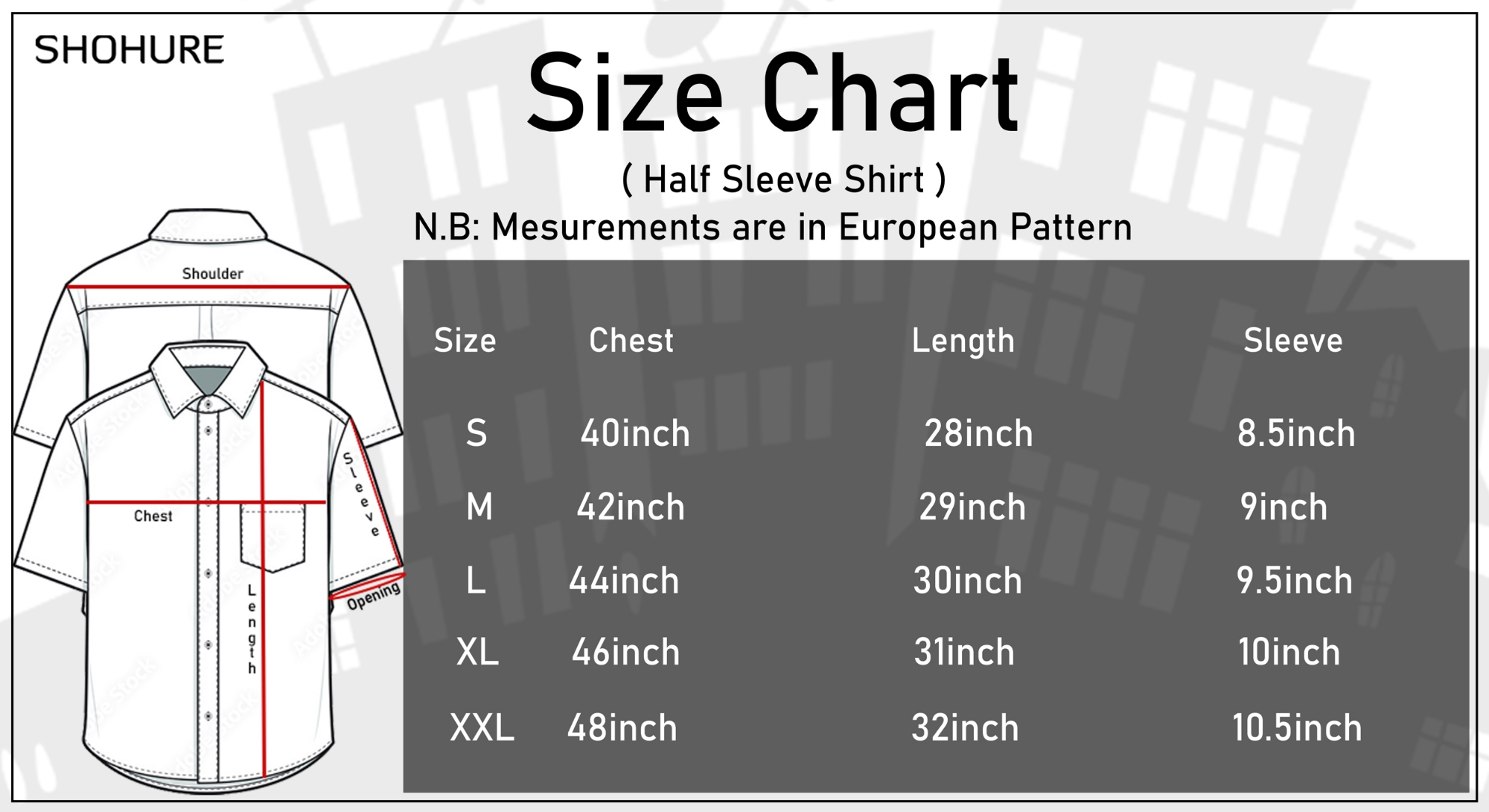 Picture of Shohure Micro Stretch Half Sleeve Shirt