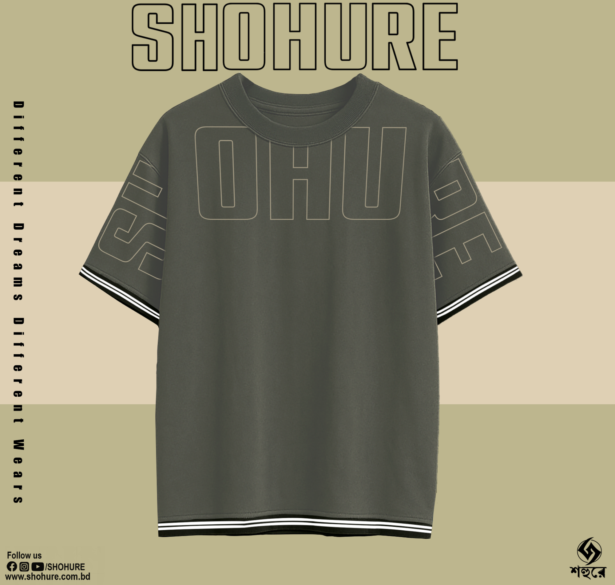 Picture of Shohure Drop Shoulder t shirt