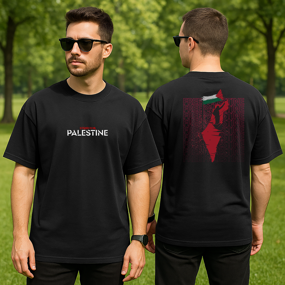 Picture of Free Palestine Drop Shoulder by Shohure