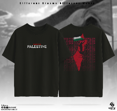 Picture of Free Palestine Drop Shoulder by Shohure