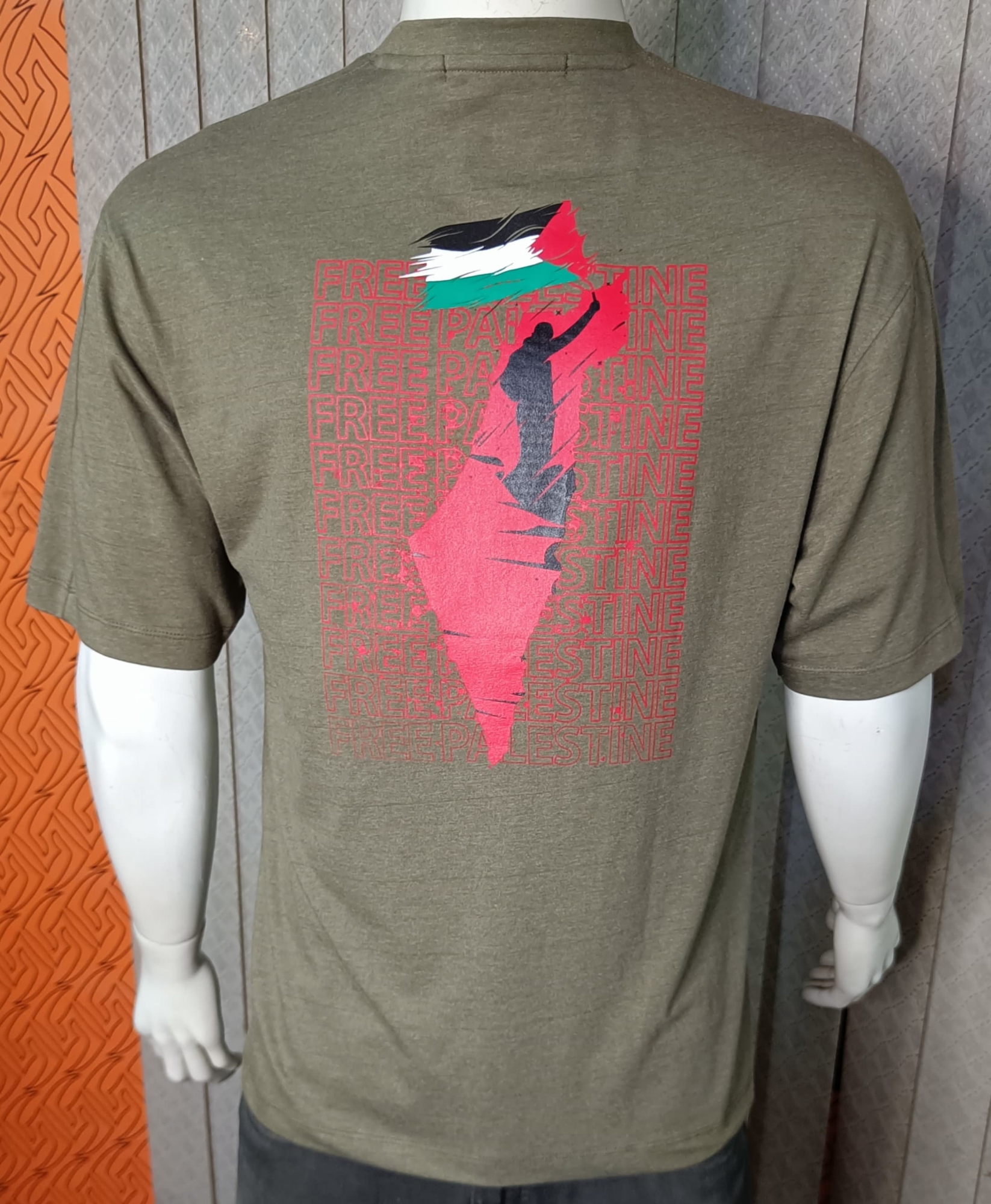 Picture of Free Palestine Drop Shoulder by Shohure