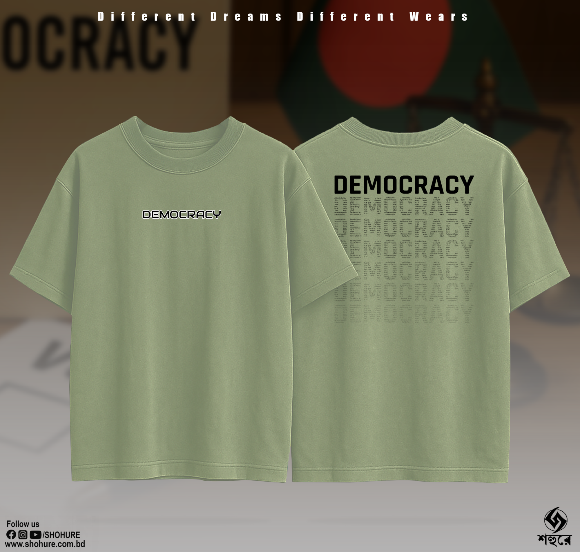 Picture of Democracy Drop Shoulder by Shohure