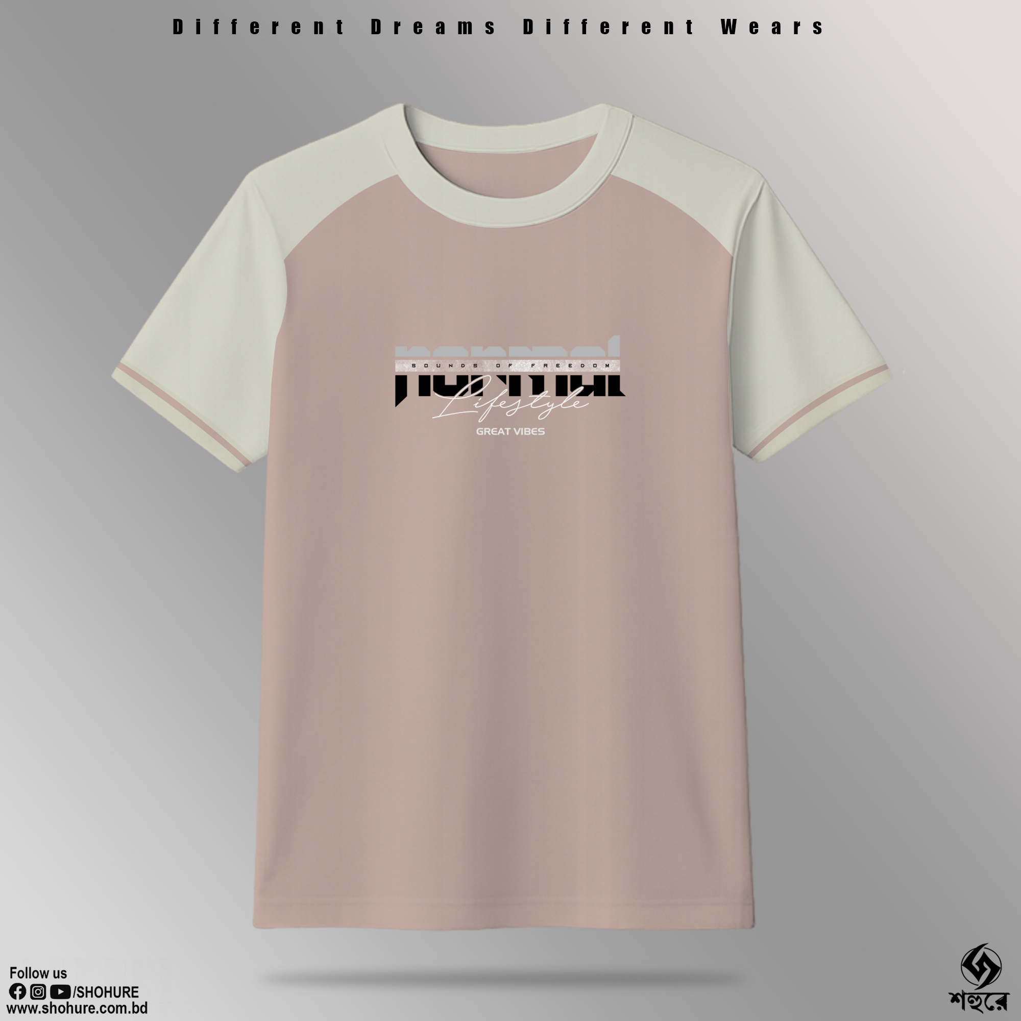 Picture of Shohure Round Neck Contrast Color t shirt