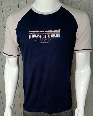 Picture of Shohure Round Neck Contrast Color t shirt