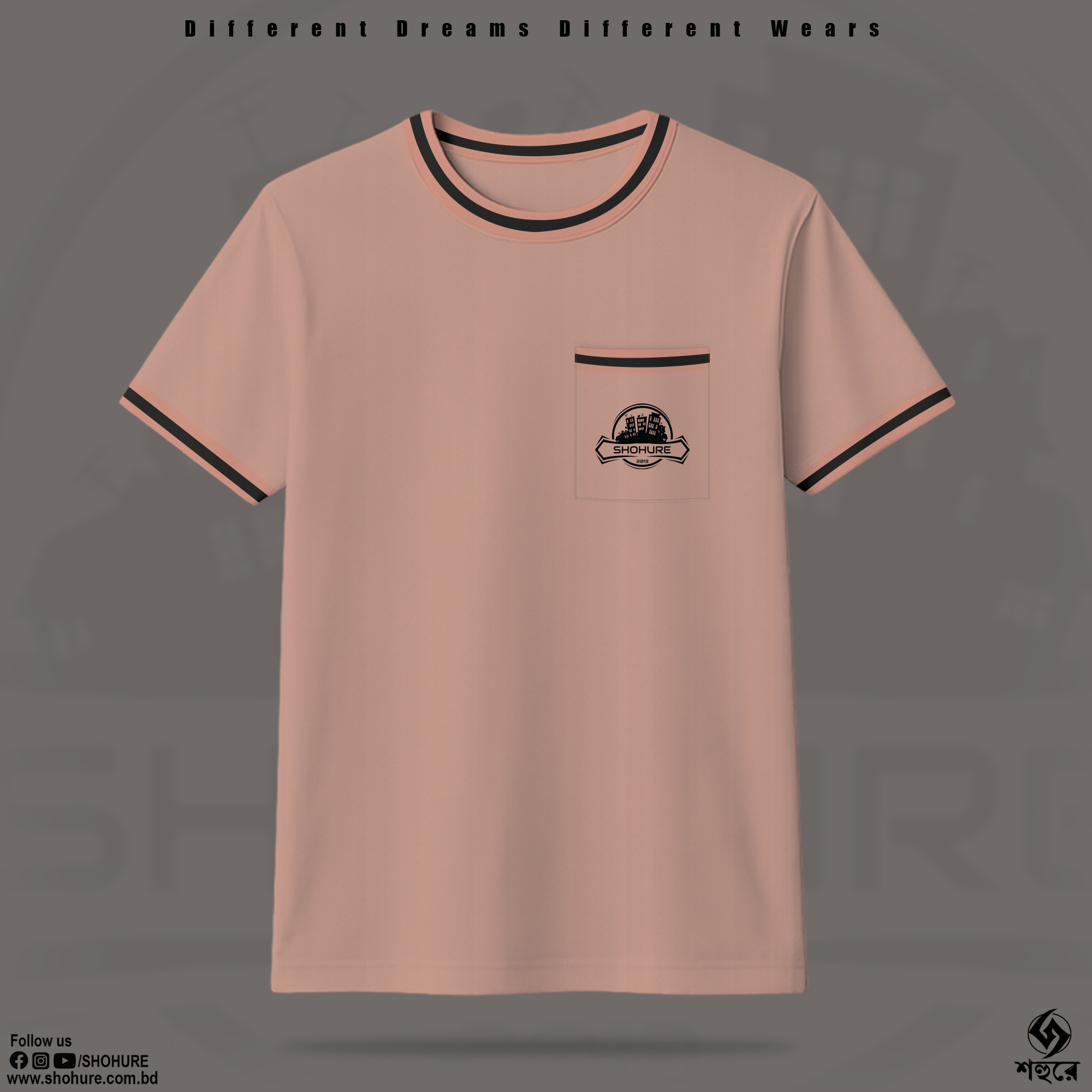 Picture of Shohure Round Neck Pocket t shirt