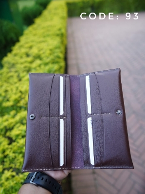 Picture of LUXIO Classic Long Wallet for Men – Chocolate Premium Genuine Leather, Multi-Card Slot, Slim & Stylish Money Bag | Minimalist Leather Wallet for Men