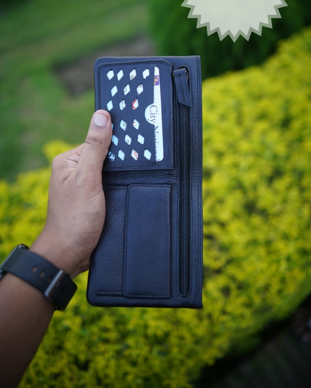 Picture of Bullcaptain 100% Leather Wallet For Men - Wallet For Men - Wallet For Men