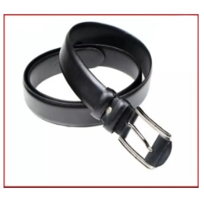 Picture of Black Leather Formal Belt For Men - Belt For Men