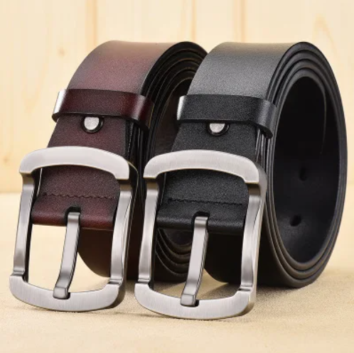 Picture of Leather belt for men top quality male casual pin bakle belt - Contains enduring appeal and value - Creative and unique design elements