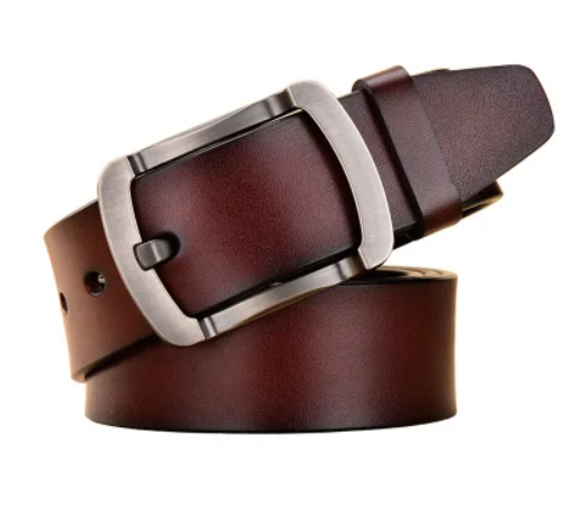 Picture of Leather belt for men top quality male casual pin bakle belt - Contains enduring appeal and value - Creative and unique design elements