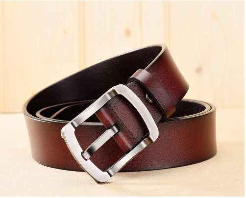 Picture of Leather belt for men top quality male casual pin bakle belt - Contains enduring appeal and value - Creative and unique design elements