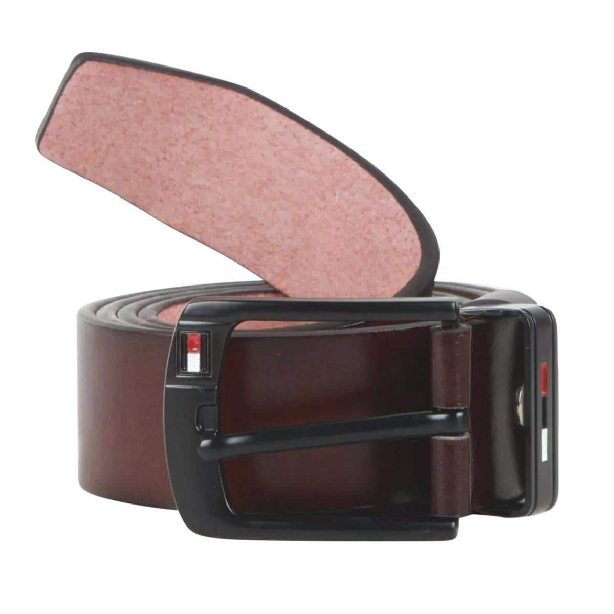 Picture of Chocolate Stylist Casual Belt For Artificial Leather new collection brown Belt For Men 2024