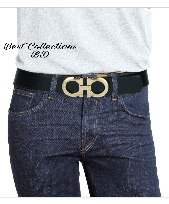 Picture of Ferragamo High Quality Artificial Leather new collection brown Belt For Men 2024's Black Belt Leather Male Strap Pin Buckle Casual Belt