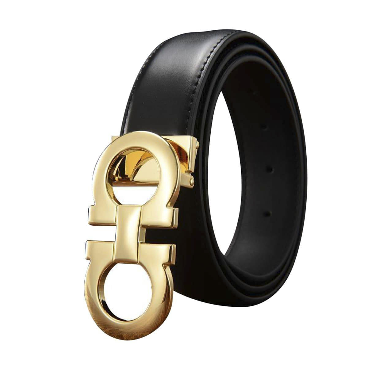 Picture of Ferragamo Exclusive Black Belt for Artificial Leather new collection brown Belt For Men 2024 - Belt For Artificial Leather new collection brown Belt For Men 2024