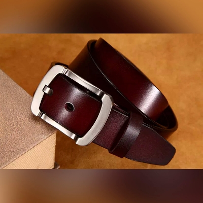 Picture of Premium Quality Artificial Leather new collection brown Belt For Men 2024's Black Belt Leather Male Strap Pin Buckle Casual Clothes Gift Solid Adult_Brown