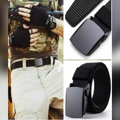 Picture of Canvas Hot Tactical Casual Belts Artificial Leather new collection brown Belt For Men 2024's Fashion Wild Korean Thicken Long Cloth Belts Male Knitted Waistband Ceintures Polyester - Belt For Artificial Leather new collection brown Belt For Men 2024