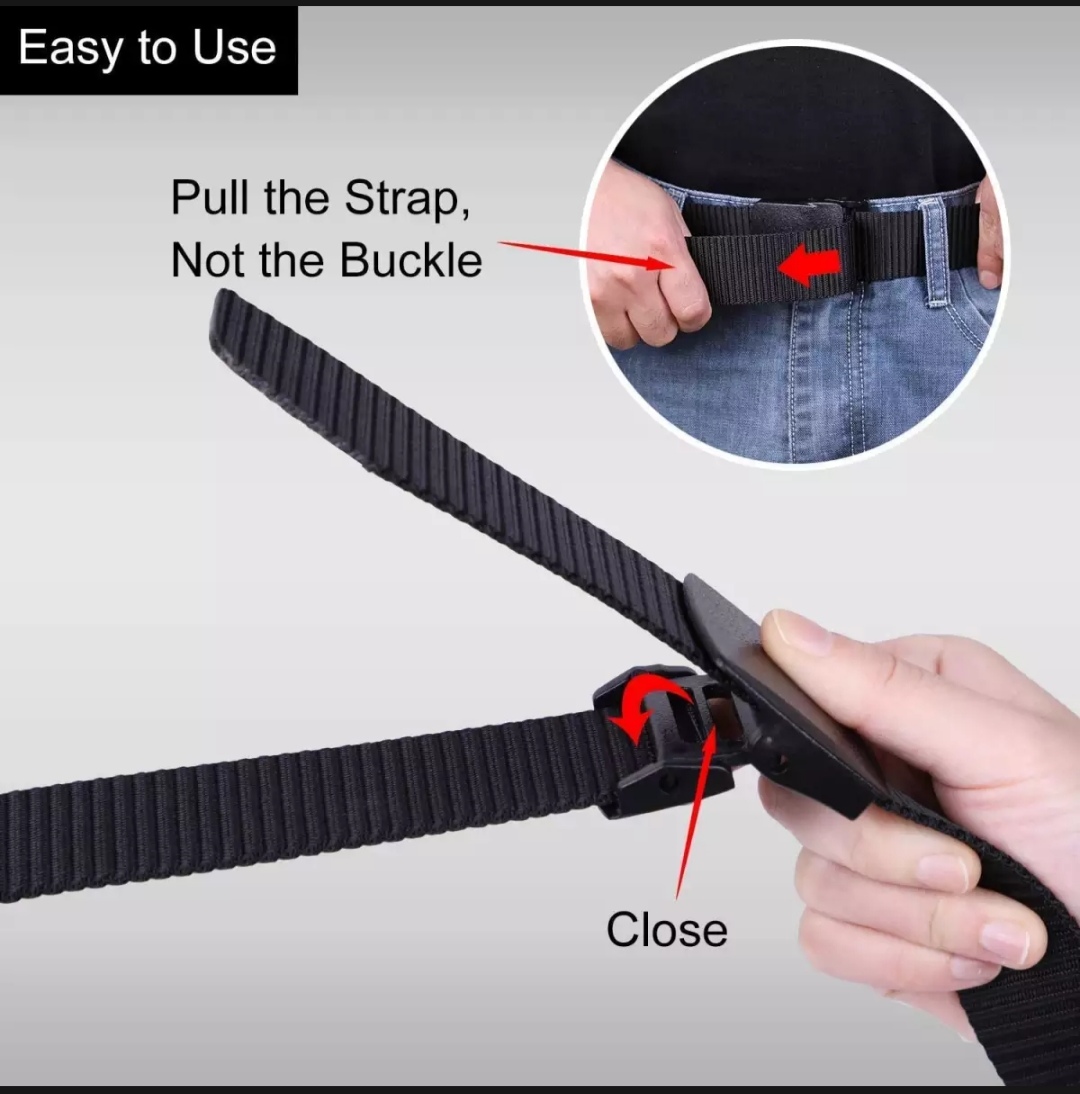 Picture of Fashionable High Quality Artificial Leather new collection brown Belt For Men 2024 Black Nylon Belt Outdoor Automatic Buckle Canvas Belts