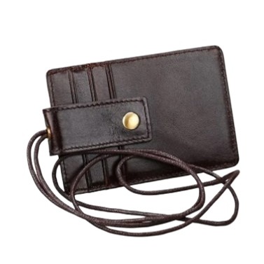 Picture of Men & Women Black Color Cow Leather Card Holder