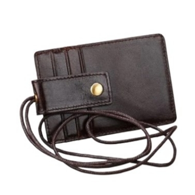 Picture of Men & Women Black Color Cow Leather Card Holder