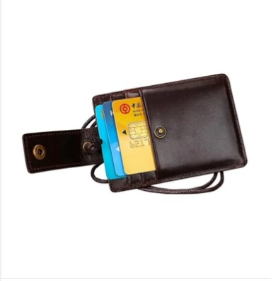 Picture of Men & Women Black Color Cow Leather Card Holder