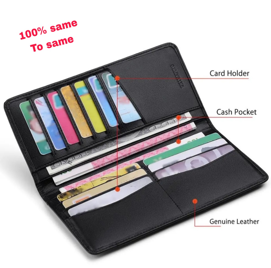 Picture of premium quality Leather Long wallet For Men