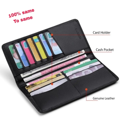 Picture of premium quality Leather Long wallet For Men