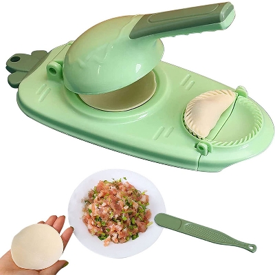 Picture of 2 in 1 Magic Cake Maker -2 in1 Dumpling Maker Diy Kit Wrapper Presser Manual Labor-Machine Kitchen Gadgets Mini Size