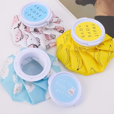 Picture of Ice Packs for Injuries Cold Hot Compress Reusable Cute Cartoon Bags Bottles Water Filled Children Physical Cooling Tired Eyes