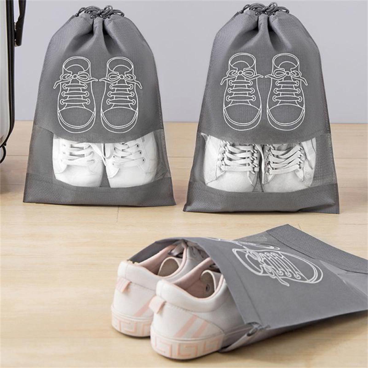Picture of Waterproof Non Woven travel shoe bag & shoe organiser storage bag 1pcs