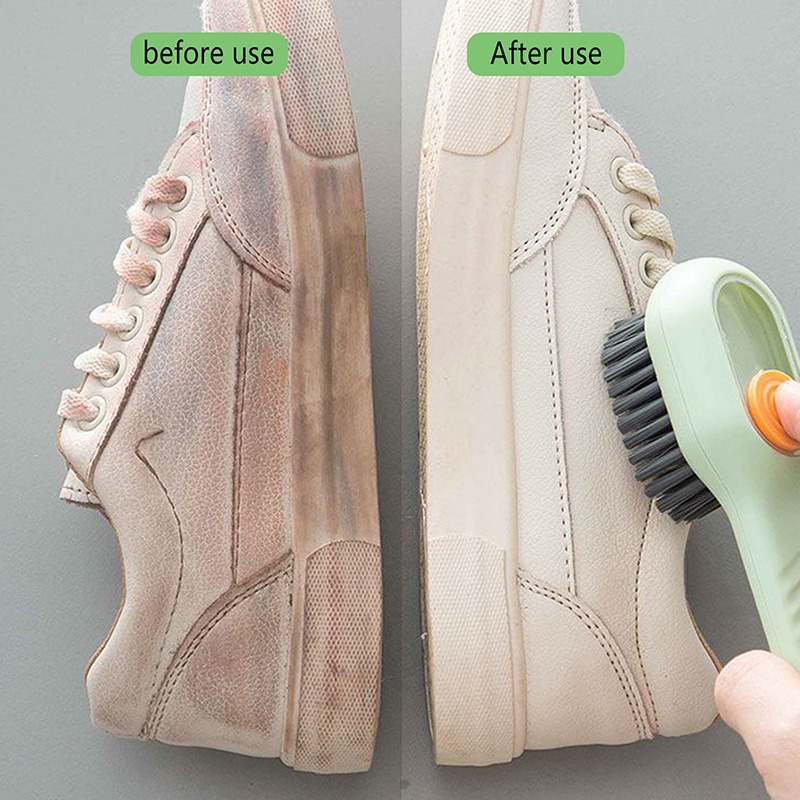 Picture of Multifunction Long Handle Liquid Shoe Brush cleaning Brush for Clothes Shoe Clothing washing Household Cleaning tools