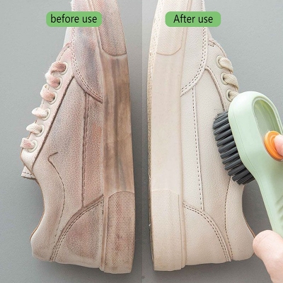 Picture of Multifunction Long Handle Liquid Shoe Brush cleaning Brush for Clothes Shoe Clothing washing Household Cleaning tools