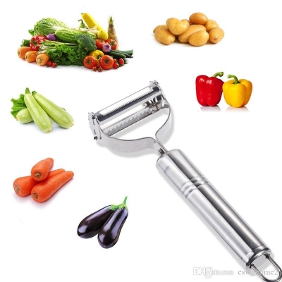 Picture of Multi-function Vegetable Peeler/Slicers/Graters/ Alu chips cutter- Stainless Steel