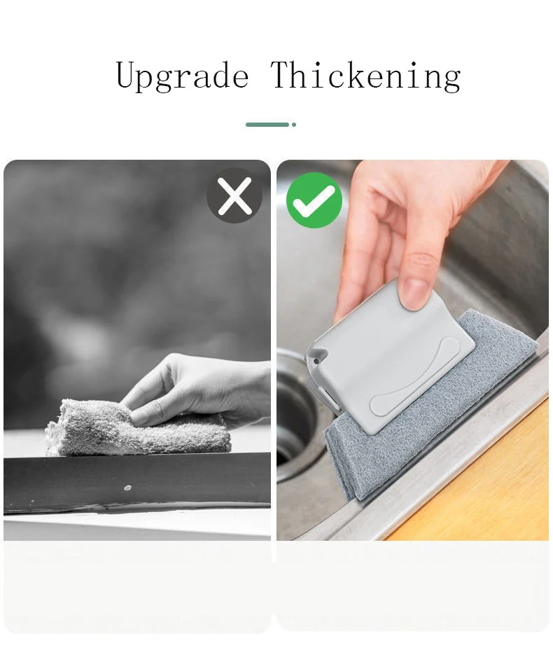 Picture of Window Groove Cleaning Brush, Window and Door Track Gap Cleaning Brush, Hand-held Quickly Clean Crevice Cleaner Tools for All Windows/Sliding Doors/Tile Lines/Shutter/Car Vents Best Rate