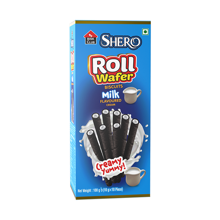 Picture of Shero Premium Roll Wafer Milk (10 gm x 10 pcs)