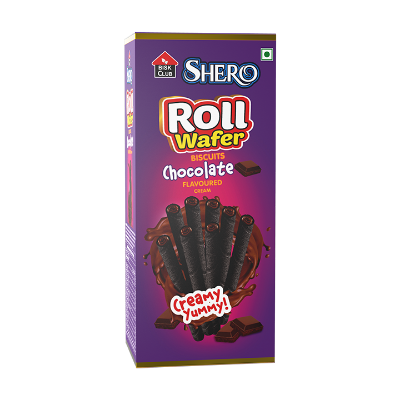 Picture of Shero Premium Roll Wafer Chocolate (10 gm x 10 pcs)