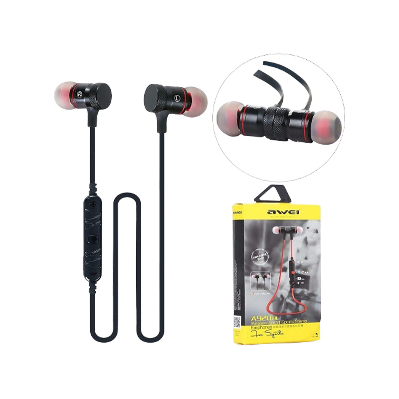 Picture of Original Awei A920BL In-ear Wireless Sports Earphone Bluetooth Version 5.3 Connection with Voice Noise Reduction Mic For SmartPhone