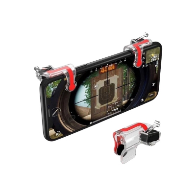 Picture of PUBG Gaming Trigger L1 R1 White and Red